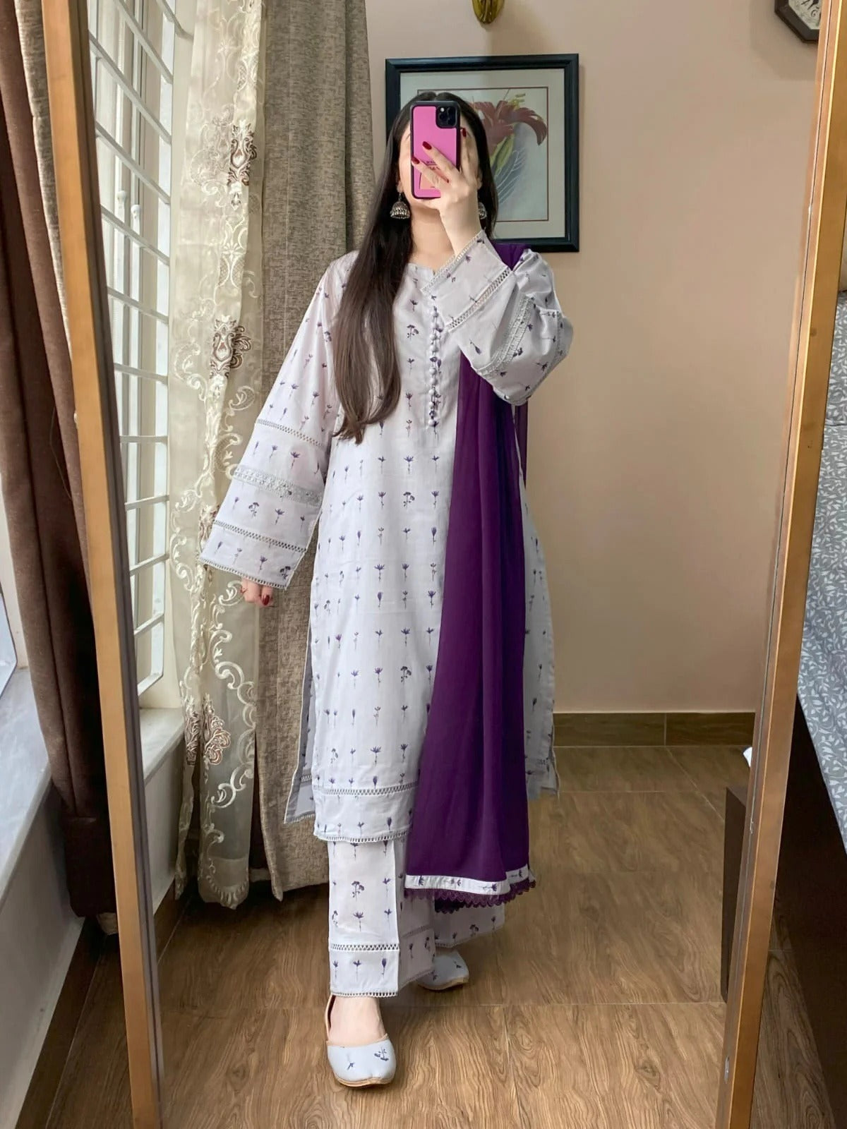 3-PIECE LAWN PRINTED STITCHED SUIT